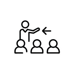 Fototapeta premium training education instructor guidance icon