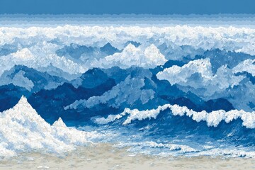 Christmas carols visualized as soundwave snowflakes