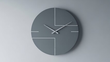 Modern minimalist wall clock