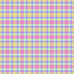 Unique vector check background, gentleman textile tartan fabric. Greeting seamless texture plaid pattern in light and indigo colors.
