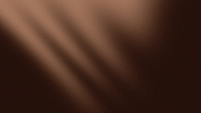 Diagonal light and shadow gradations with warm brown colors, also with a similar speckled texture, create a minimalist and artistic impression.