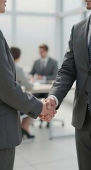 Business Deal Handshake Agreement Partnership and Success Concept collaboration