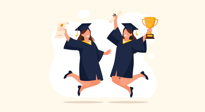 Two Graduates In Gowns Images – Browse 4,674 Stock Photos, Vectors, and ...