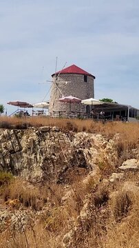 Windmill in Greece, Kastos