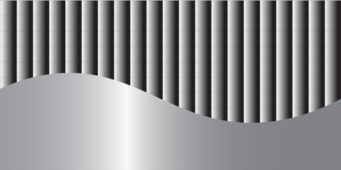 Metal textured steel background. Perforated metal sheet. Vector