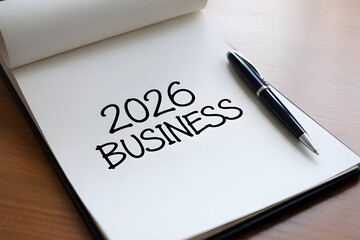 2026 business planning written on notebook page