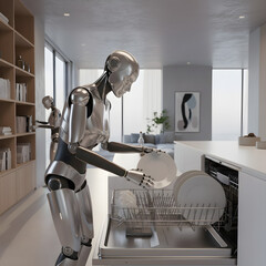 humanoid robot dishwasher