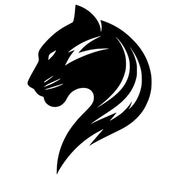 Black Panther logo silhouette