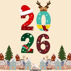 Merry Christmas Eve, featuring Santa and his loyal reindeer celebrating joyfully beneath the soft glow of the moon. The scene radiates warmth and excitement, symbolizing the happines that come with C