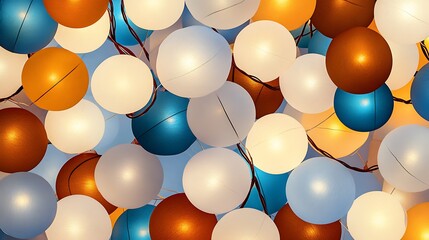 Colorful Illuminated Globe String Lights