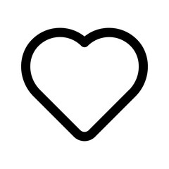 heart solid line icon