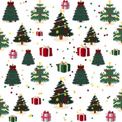 Christmas season design with a prominent Christmas tree set against a light-colored background. Decorated with colorful lights, the tree creates a warm, joyful, and festive atmosphere the spirit of t