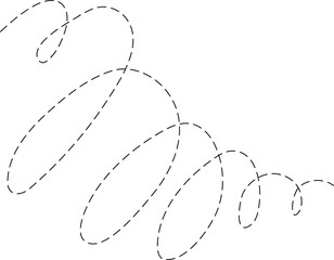 Line spiral dash. Element Design