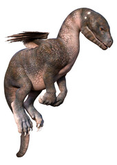 3D Rendering Fairy Tale Dragon on White