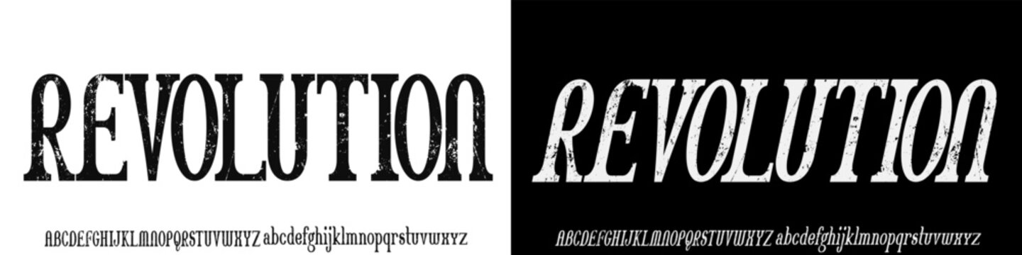 Modern Grunge Font. Rough Font. Distress Bold Font. Uppercase Lowercase and Symbol. Typography urban style alphabet fonts for fashion, sport, movie, logo design, vector illustration