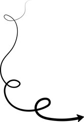 Arrows doodle line element