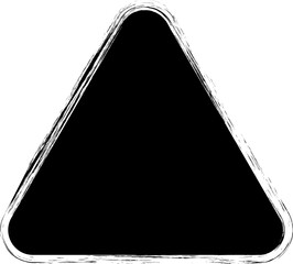 Triangle rounded brush frame