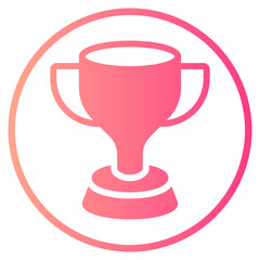 trophy gradient icon