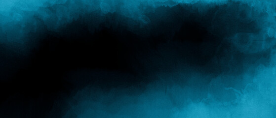 Light blue and black color watercolor style painting grain texture wallpaper