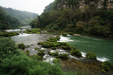 mountain river in the mountains