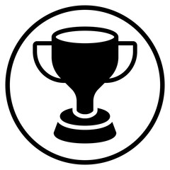trophy glyph icon