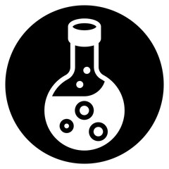 chemical glyph icon