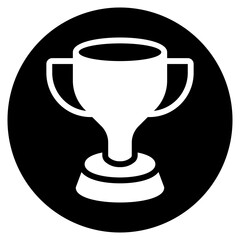 trophy glyph icon