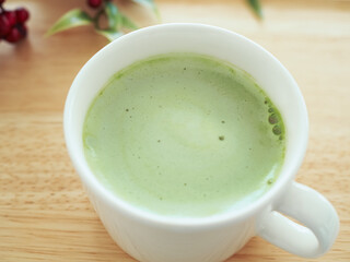 美味しい抹茶ラテ
