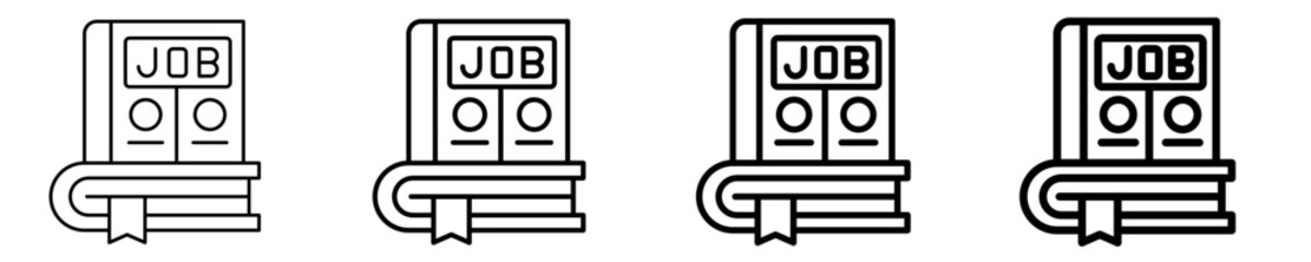 Fototapeta premium Learning Icon Set Different Style Collection