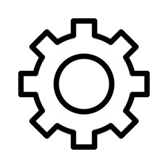 An illustration depicting a black icon of a neural network and artificial intelligence, and everything related to it, on a white background.