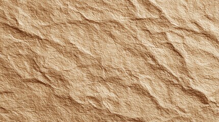 Textured brown paper surface with wrinkles
