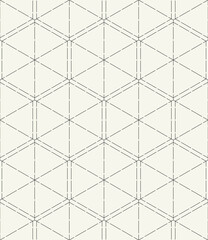 Vector seamless pattern. Modern stylish texture. Repeating geometric tiles with linear grid. Thin monochrome trellis. Trendy graphic design. Can be used as a swatch in illustrator.
