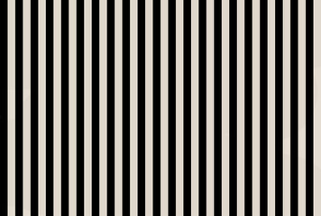 Obraz premium Shocking Off White color and black color background with lines. traditional vertical striped background texture.