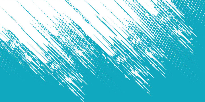 Dots halftone white and blue color pattern gradient grunge texture background. Dots pop art comics sport style vector illustration. vector grunge and dot