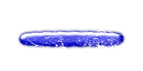 Abstract blue horizontal bar with sparkling texture on a white background.