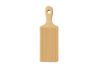 Wooden garganelli and gnocchi board with handle