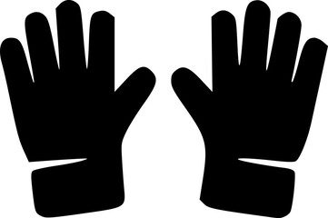 Obraz premium Minimalist Cricket Silhouette Logo Concepts in Black Vector