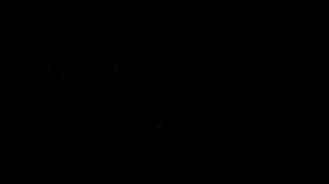 warm red light beam on a black background