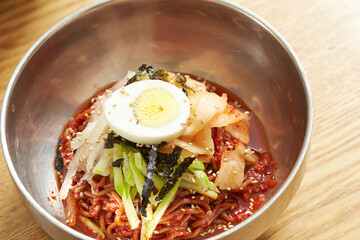 Spicy Buckwheat Noodles with Vegetables