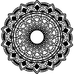 Mandala design element vector abstract