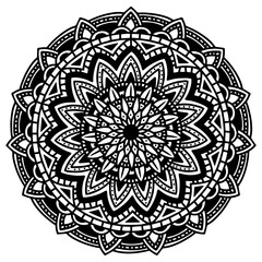 Mandala design element vector abstract