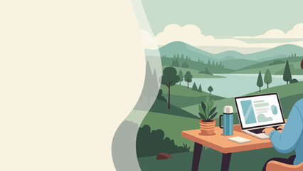 Embracing the Digital Nomad Lifestyle Achieving Seamless Productivity in Serene Outdoor Environments