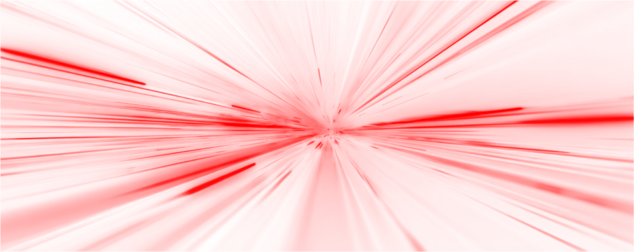 Bright red speed track streaks with glowing edges and smooth light trails. Dynamic motion conveys intense velocity and power. Red track isolated on a transparent PNG background. - Powered by Adobe