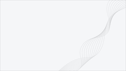 A minimalist abstract background featuring subtle grey wavy lines on a clean white surface, ideal for modern design projects.