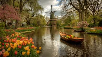 water wheel in amsterdam