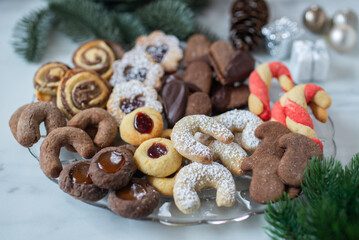 sweet home made german christmas cookies