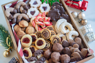 sweet home made german christmas cookies