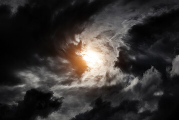 Obraz premium Blurred Swirl in the Clouds