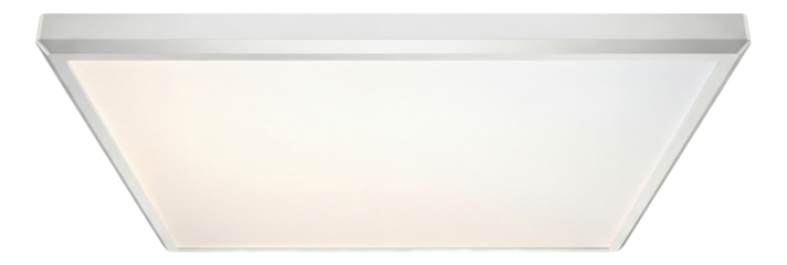 Energy-efficient backlit flush panel for commercial spaces.