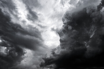 Dramatic Storm Clouds Background
